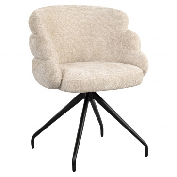 Richmond Draaifauteuil Kayla Crème Unicorn