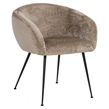 Richmond Eetkamerstoel Ruby Taupe Chenille