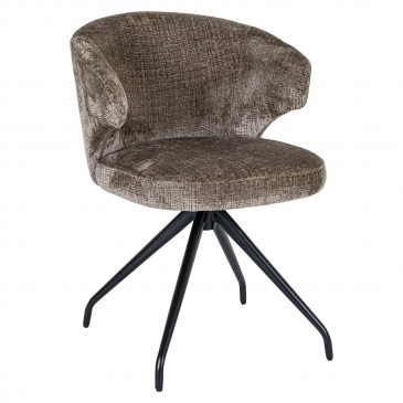 Richmond Draaistoel Milly Stone Chenille