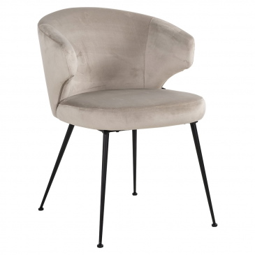 Richmond Eetkamerstoel Xandra Khaki Velvet