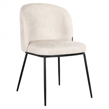 Richmond Eetkamerstoel Elvi Beige Chenille FR