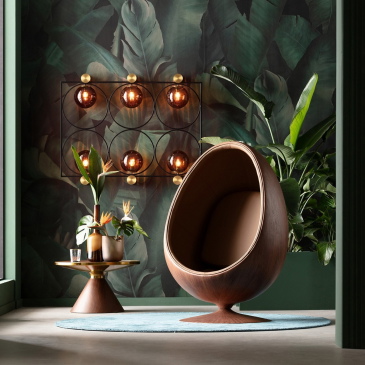 Kare Design Salontafel Cono Walnoot Ø70cm