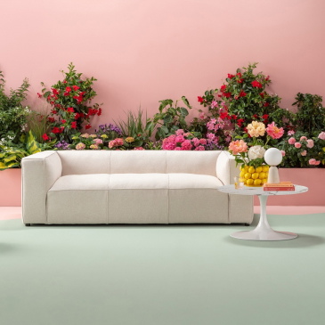 Kare Design Salontafel Schickeria Marmer Wit Ø80cm