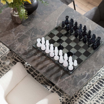 Kare Design Schaakbord Chess Zwart/Wit