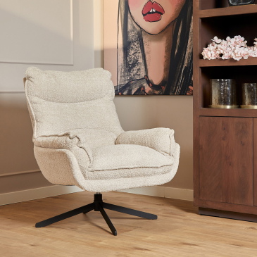 StarFurn Fauteuil Vera Off White