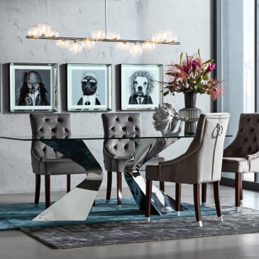 Kare Design Hanglamp Scala Balls Chrome 155cm