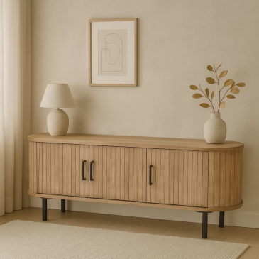 Tv-meubel Merel Naturel 160cm - Giga Meubel