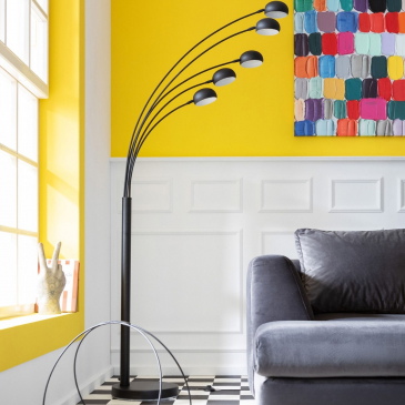 Kare Design Vloerlamp Five Fingers Zwart