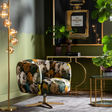 Kare Design Vloerlamp Scala Balls Goud