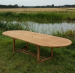 Livingfurn Tuintafel Ovaal Uitschuifbaar 180/240cm