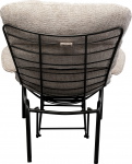 Kare Design Fauteuil Vienna Swing Beige met Voetenbank