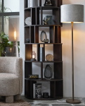Light & Living Vloerlamp Washington Donkerbruin