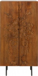 Kare Design Kledingkast Flower Bouquet Bruin 70x140cm