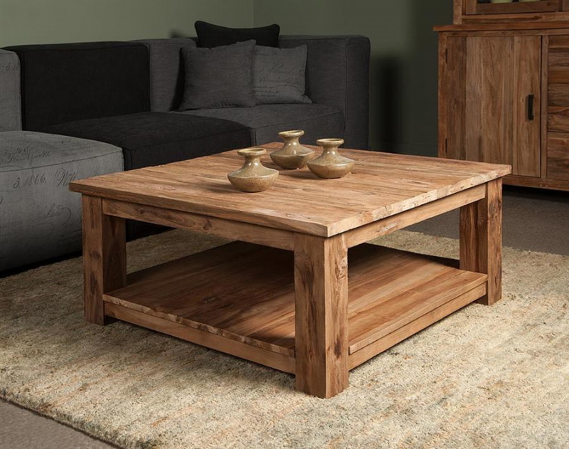 Tower Living Salontafel Lorenzo 100cm Bruin