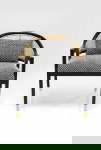 Kare Design Fauteuil Horizon Zwart/Rotan