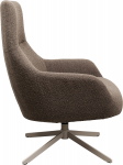 Kare Design Draaifauteuil Mimi Bruin