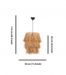 Hanglamp Tassel Naturel