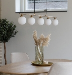 House Nordic Hanglamp Halifax Messing 150cm