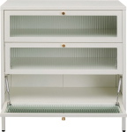 Kare Design Ladekast Naxos Trio Wit 85cm