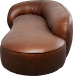 Kare Design Recamiere Wonder Leer Bruin 250cm