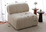 Fauteuil Soli Teddy Wit