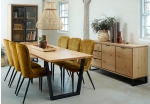 Eettafel Reno Naturel Tafelblad 90x180 cm - Giga Living