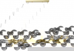 Kare Design Hanglamp Atomic Balls Goud 28-Lichts