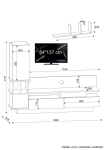 Tv-Meubel Como Melamine Wit Cordoba