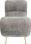 Kare Design Bankje Trono Grijs 100cm