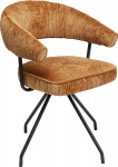 Kare Design Draaistoel Arabella Oranje