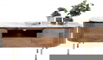 Kare Design Tv-meubel Grace Wit Marmer/Bruin 145cm