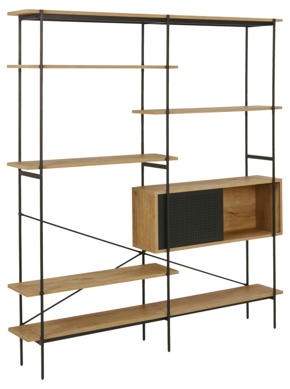 Boekenkast Finn MDF Naturel 170x190cm - Giga Living