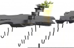 Kare Design Salontafel Aspen Zwart 100x40cm