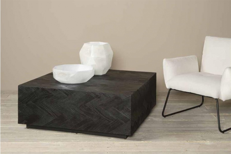 Tower Living Salontafel Ziano 80cm Zwart