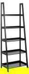 Boekenkast Zoster Mdf Zwart 180cm - Giga Living