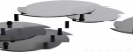 Kare Design Salontafel Twist Zwart Glas