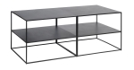 Salontafel Pebble Zwart 50x50 cm - Giga Living