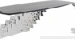 Kare Design Eettafel Caldera Zwart/Chrome 220cm
