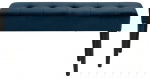 Bankje Odin Navy Blauw 95cm - Giga Living