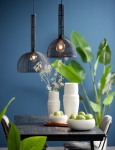 Light & Living Hanglamp Tartu Mat Zwart Ø38,5cm