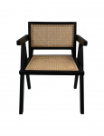 HSM Collection Fauteuil Accent Zwart/Naturel