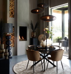 Light & Living Hanglamp Bahoto Mat Zwart Ø60cm