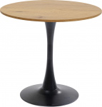 Kare Design Eettafel Schickeria Eiken/Zwart Ø80cm