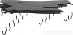 Kare Design Salontafel Aspen Zwart 100x40cm