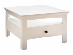 Salontafel Universal met Lade Wit 70x70cm