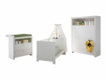 Babykamermeubelset Olivia Wit Set van 3