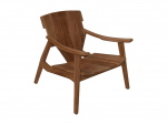 HSM Collection Tuin Loungestoel Lana Teak Naturel