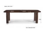 Livingfurn Eettafel Badou Mangohout Bruin 240cm