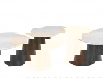 Livingfurn Salontafel Brix Bottecino Mango rond 75cm