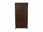 HSM Collection Wandkast Teak Fineer Bruin 5 Vakken L